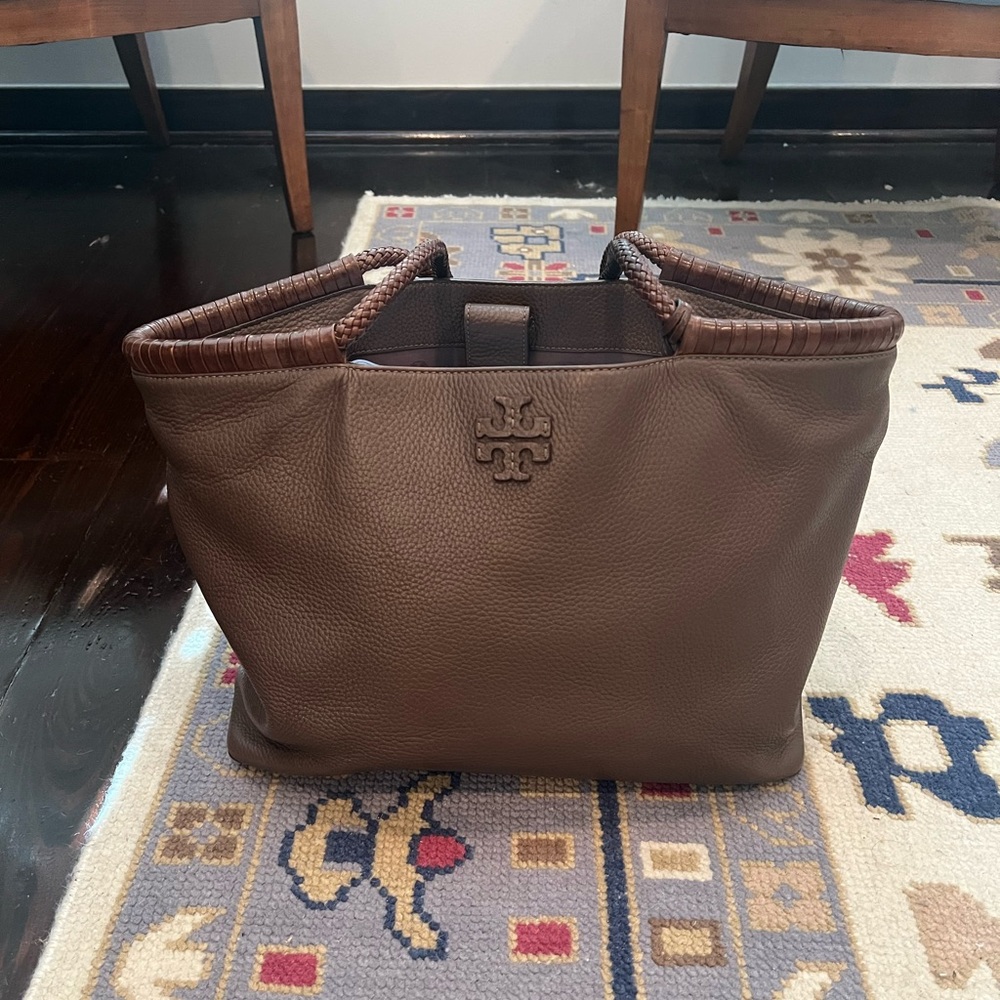 Tory Burch Brown Leather Tote